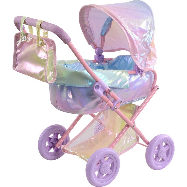 Olivia's Little World - Magical Dreamland Baby Doll Deluxe Stroller, Iridescent Color
