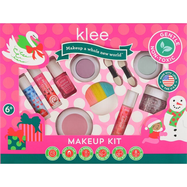 2023 Christmas Collection! Klee Naturals Ring of Cheer Deluxe 11pc Makeup Kit