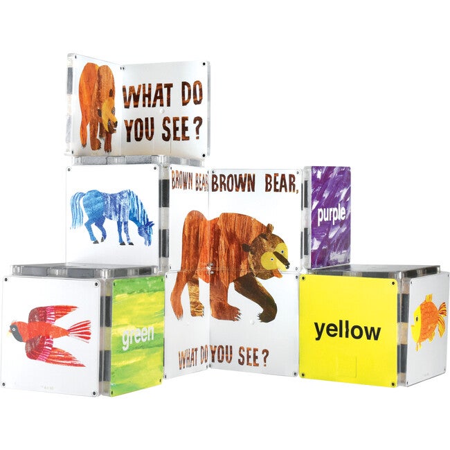 Brown Bear, Brown Bear, What Do You See? Magna-Tiles Structures